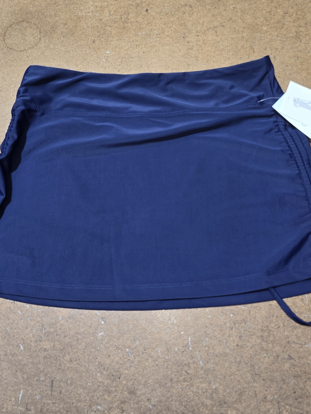 NWT Navy Blue Athletic Skirt - Pull-On Style For Swim Look
